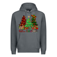Rock Feliz Navidad Premium Hoodie - NancyCooperArtShop
