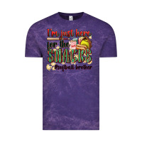Cloud Purple i'm just here for the snacks #softball brother Vintage Tee - Zillion Design Studio