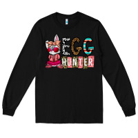 Black Egg Hunter Long Sleeve Tee - CowhideDigitalArt