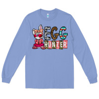 Colony Blue Egg Hunter Long Sleeve Tee - CowhideDigitalArt