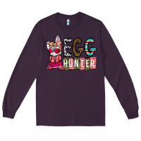 Plum Egg Hunter Long Sleeve Tee - CowhideDigitalArt