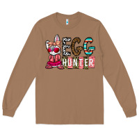 Toasted Coconut Egg Hunter Long Sleeve Tee - CowhideDigitalArt