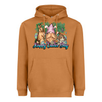 Meerkat Gnome Bunny Happy Eater Day Heavyweight Hoodie - NancyCooperArtShop