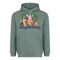 Sage Gnome Bunny Happy Eater Day Heavyweight Hoodie - NancyCooperArtShop