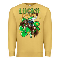 Antique Gold lucky cowboy Premium Sweatshirt - MaliasSmallBusiness