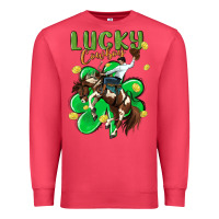 Cardinal lucky cowboy Premium Sweatshirt - MaliasSmallBusiness
