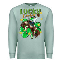 Seafoam lucky cowboy Premium Sweatshirt - MaliasSmallBusiness