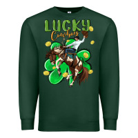 Sports Green lucky cowboy Premium Sweatshirt - MaliasSmallBusiness