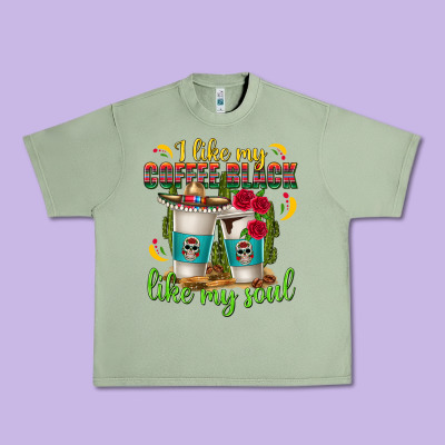 I Like My Coffee Black Like My Soul Urban Heavy Tee Designed By Texasbilliewilder