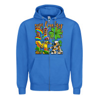 True Royal one lucky mama Zipper Hoodie - AdoDesignShop