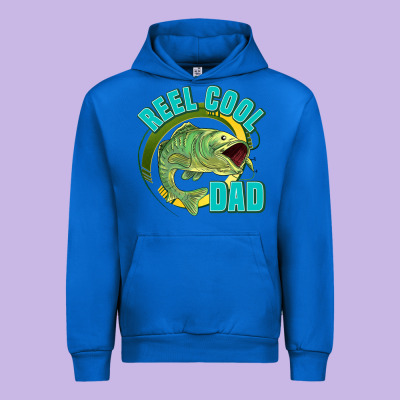 Reel Cool Dad Urban Hoodie Designed By Jasminsmagicworld