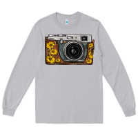 Moon Dust sunflower leopard vintage camera Long Sleeve Tee - FaDigitalArtStudio