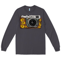 Smoke sunflower leopard vintage camera Long Sleeve Tee - FaDigitalArtStudio