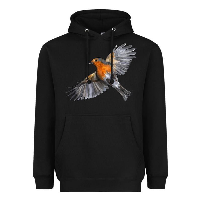 Flying American Robin Heavyweight Hoodie by LillyAllenDesigns | Teevron