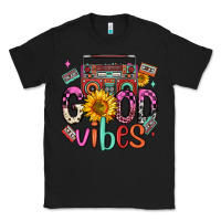 Black good vibes cassette boombox Classic Tee - FaDigitalArtStudio