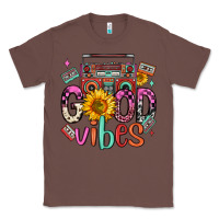 Chestnut good vibes cassette boombox Classic Tee - FaDigitalArtStudio