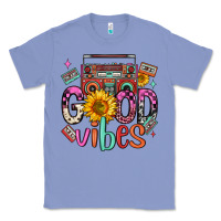 Colony Blue good vibes cassette boombox Classic Tee - FaDigitalArtStudio