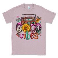 Lilac good vibes cassette boombox Classic Tee - FaDigitalArtStudio