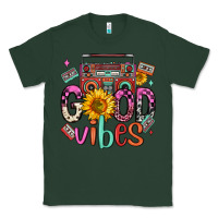 Sports Green good vibes cassette boombox Classic Tee - FaDigitalArtStudio