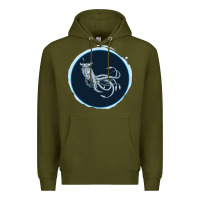 Army Green Sea Emperor Transparent Graphic Premium Hoodie - Bettercallsaul