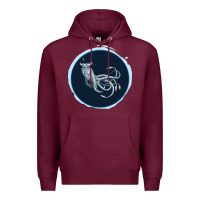 Burgundy Sea Emperor Transparent Graphic Premium Hoodie - Bettercallsaul