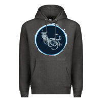 Charcoal Heather Sea Emperor Transparent Graphic Premium Hoodie - Bettercallsaul