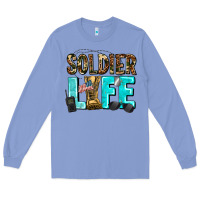 Colony Blue soldier  life Long Sleeve Tee - AdoDesignShop