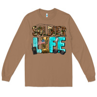 Toasted Coconut soldier  life Long Sleeve Tee - AdoDesignShop