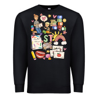 Black can't talk right now doing speech therapy stuff Premium Sweatshirt - MaliasSmallBusiness