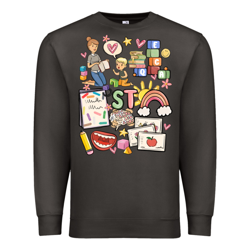Can't Talk Right Now Doing Speech Therapy Stuff Premium Sweatshirt by MaliasSmallBusiness | Teevron