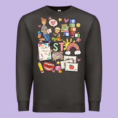 Can't Talk Right Now Doing Speech Therapy Stuff Premium Sweatshirt Designed By Maliassmallbusiness