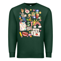 Sports Green can't talk right now doing speech therapy stuff Premium Sweatshirt - MaliasSmallBusiness