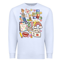 White can't talk right now doing speech therapy stuff Premium Sweatshirt - MaliasSmallBusiness