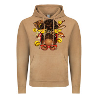 Vintage Camel softball afro messy bun Vintage Hoodie - texasbilliewilder