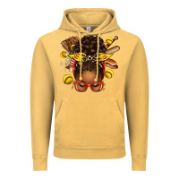 Softball Afro Messy Bun Vintage Hoodie | Teevron