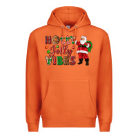 Carrot Holly Jolly vibes Christmas with Santa Premium Hoodie - NancyCooperArtShop