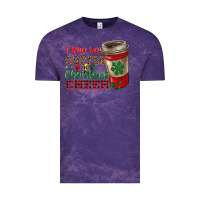 Cloud Purple i run on coffee and christmas cheer Vintage Tee - RanaPortraitStore