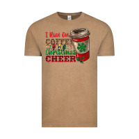 Vintage Coffee i run on coffee and christmas cheer Vintage Tee - RanaPortraitStore