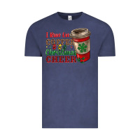 Vintage Denim i run on coffee and christmas cheer Vintage Tee - RanaPortraitStore