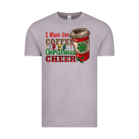 I Run On Coffee And Christmas Cheer Vintage Tee | Teevron