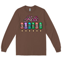 Chestnut hello summer Long Sleeve Tee - CowhideDigitalArt