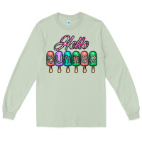 Matcha hello summer Long Sleeve Tee - CowhideDigitalArt