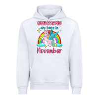 White unicorns are born in november Urban Hoodie - Jasminsmagicworld