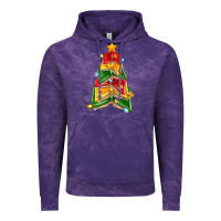 Cloud Purple christmas book tree Vintage Hoodie - Zillion Design Studio