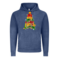 Vintage Denim christmas book tree Vintage Hoodie - Zillion Design Studio