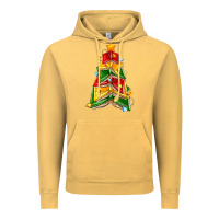 Vintage Mustard christmas book tree Vintage Hoodie - Zillion Design Studio