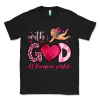 Black with god all things are possible Classic Tee - OliviaCreatesArt