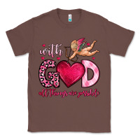 Chestnut with god all things are possible Classic Tee - OliviaCreatesArt
