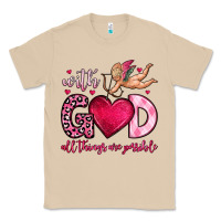 Mushroom with god all things are possible Classic Tee - OliviaCreatesArt