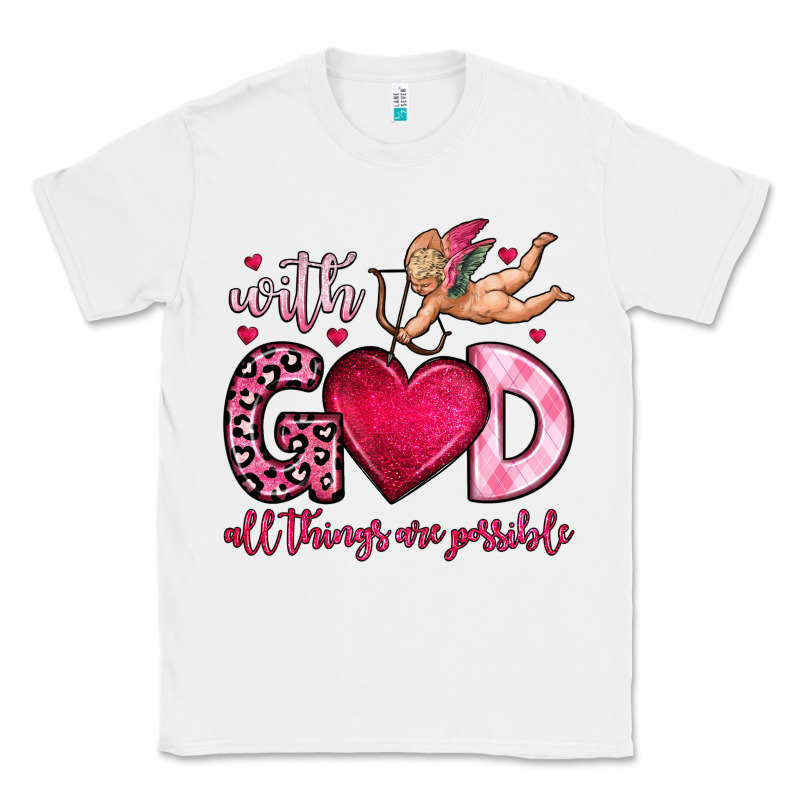 With God All Things Are Possible Classic Tee by OliviaCreatesArt | Teevron